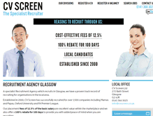 Tablet Screenshot of glasgowrecruitmentagency.co.uk